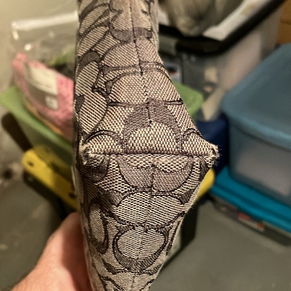 Black/Gray Coach Bag - Picture 6 of 7